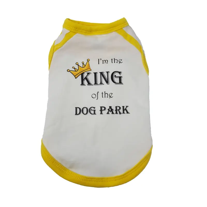 Hip Doggie Attitude Dog Shirt - I'm the King of the Dog Park
