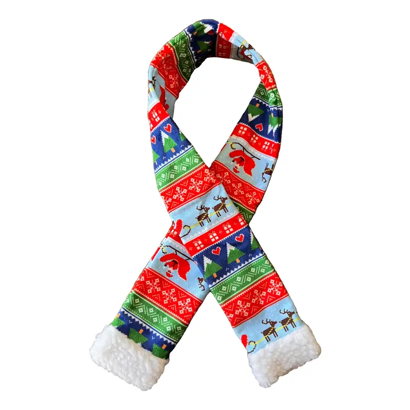 Huxley & Kent Holiday Fair Isle Pet Scarf - Ugly Sweater