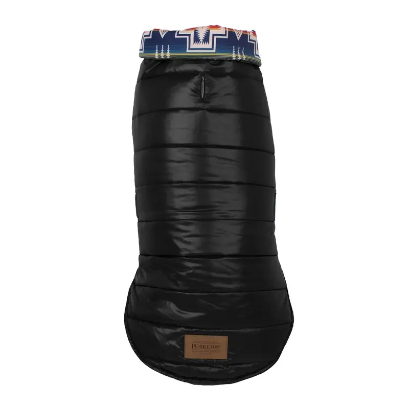 Pendleton Pet Century Harding Puffer Dog Coat - Black