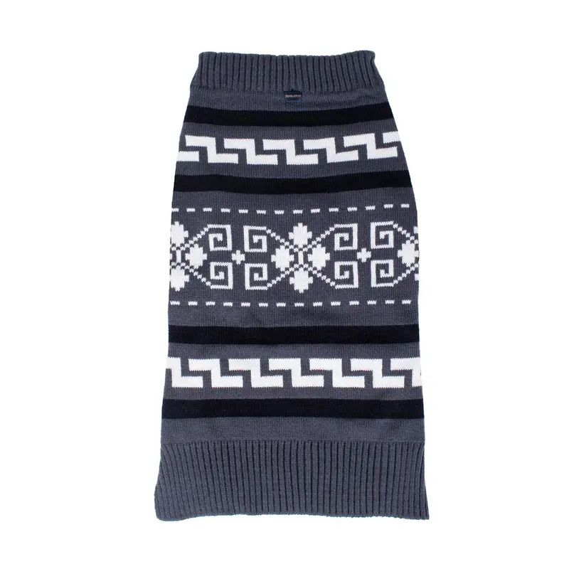 Pendleton Pet Knitted Pullover Dog Sweater - Westerly Gray