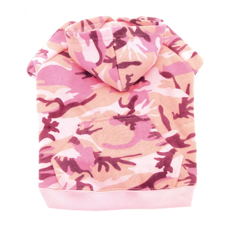 Casual Canine Camo Dog Hoodie - Pink