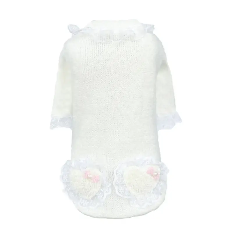 Hello Doggie Lil Lamb Dog Sweater - Ivory