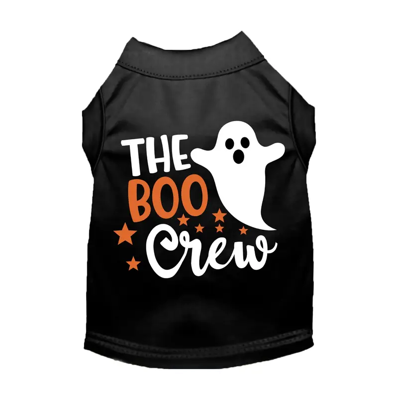 Mirage Halloween The Boo Crew Dog Shirt - Black
