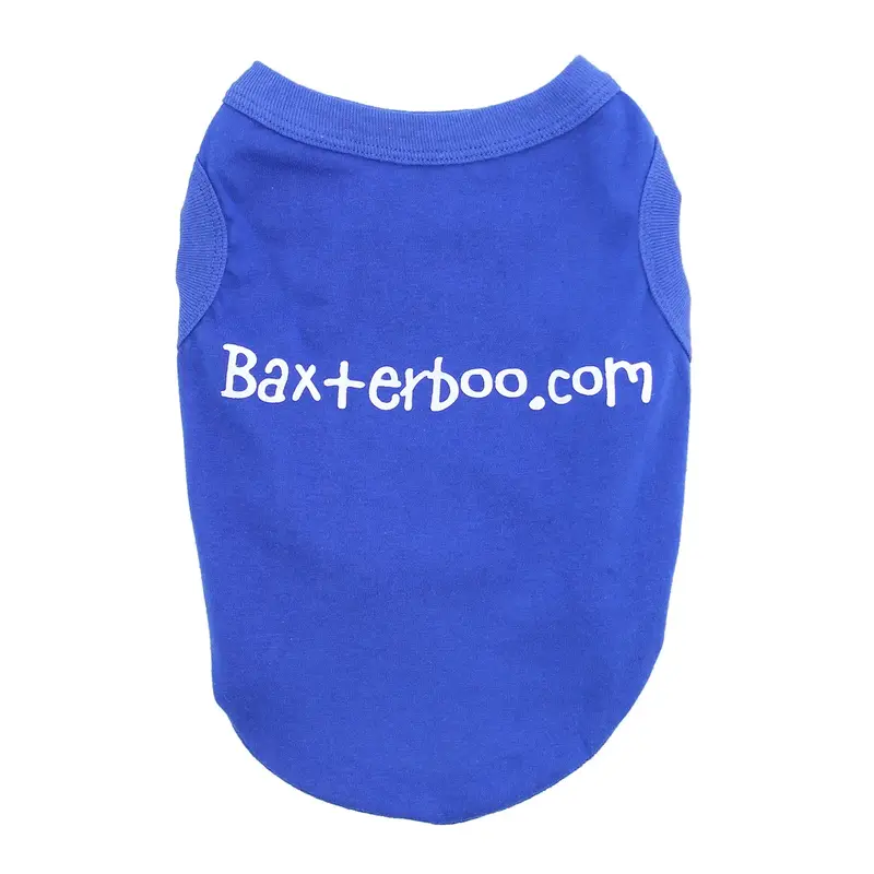 BaxterBoo Dog and Cat Shirt - Blue