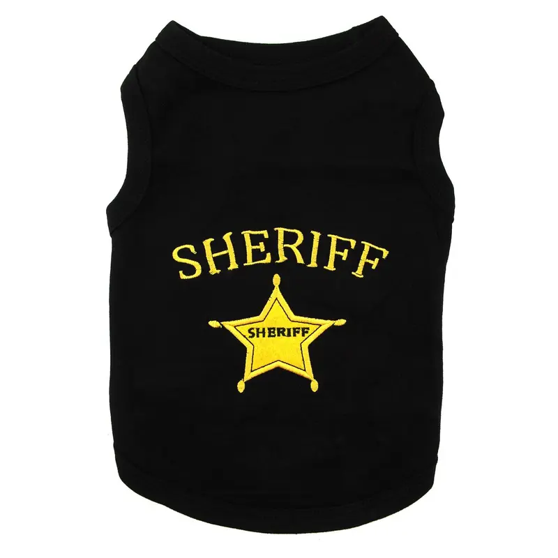 Sheriff Dog Tank by Parisian Pet