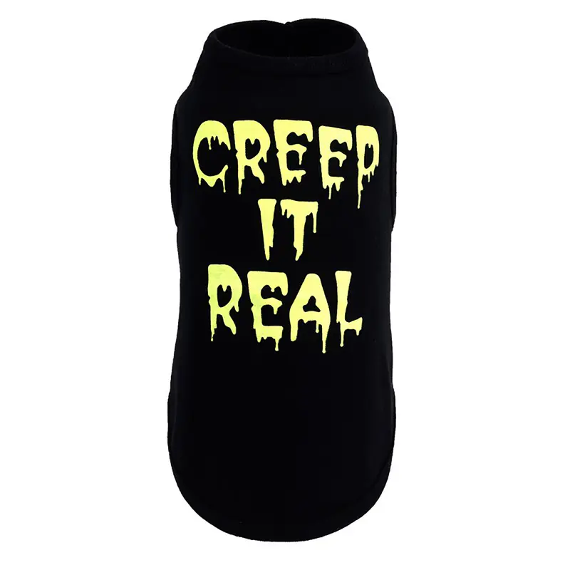 Worthy Dog Creep It Real Printed Dog Tank