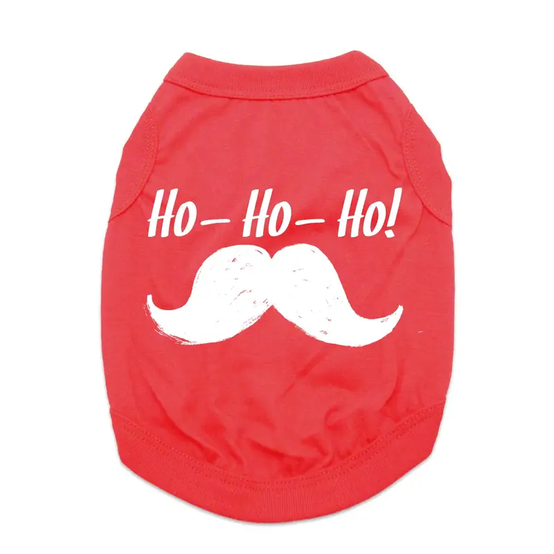 Ho-Ho-Ho Dog Shirt - Red