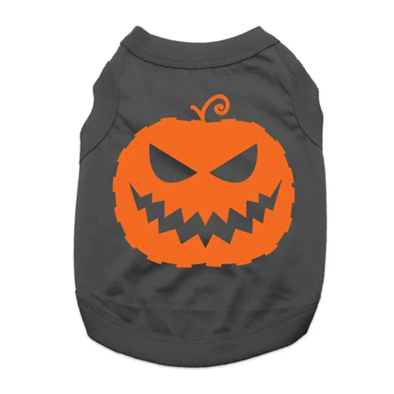 Jack-O-Lantern Dog Shirt - Black