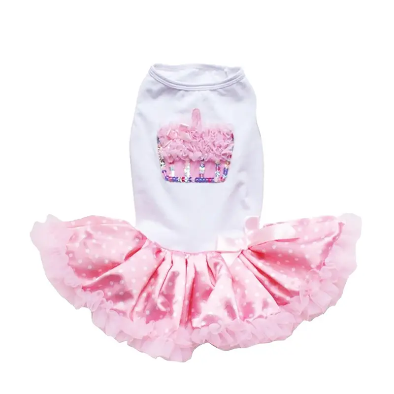 Pawpatu Cupcake Dog Dress - Light Pink