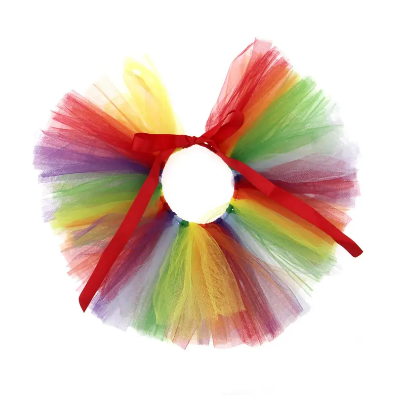 Pawpatu Tulle Dog Tutu - Rainbow