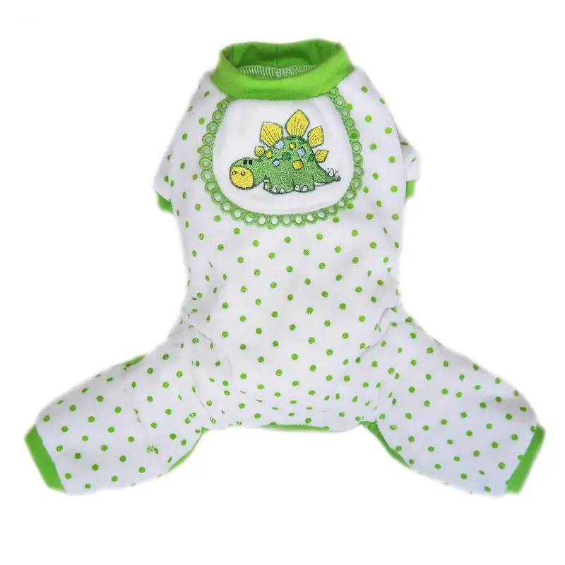 Pooch Outfitters Dino Dog Pajamas - Green