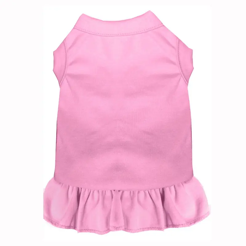 Plain Dog and Cat Dress - Light Pink