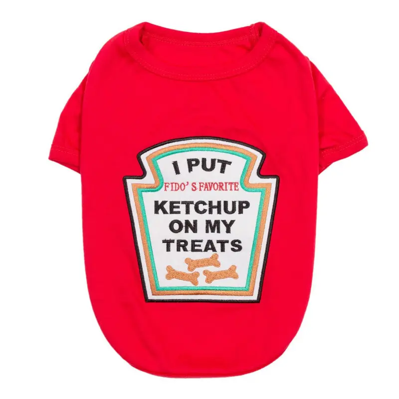 Ketchup Licker Dog Costume Shirt