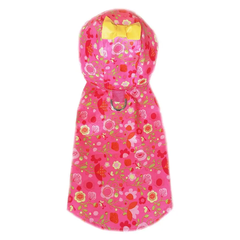 Pooch Outfitters Serena Dog Raincoat - Pink