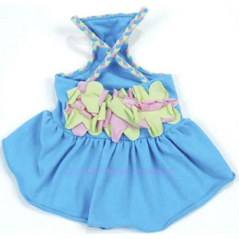 Truly Oscar Floral Braided Tank Dog Dress