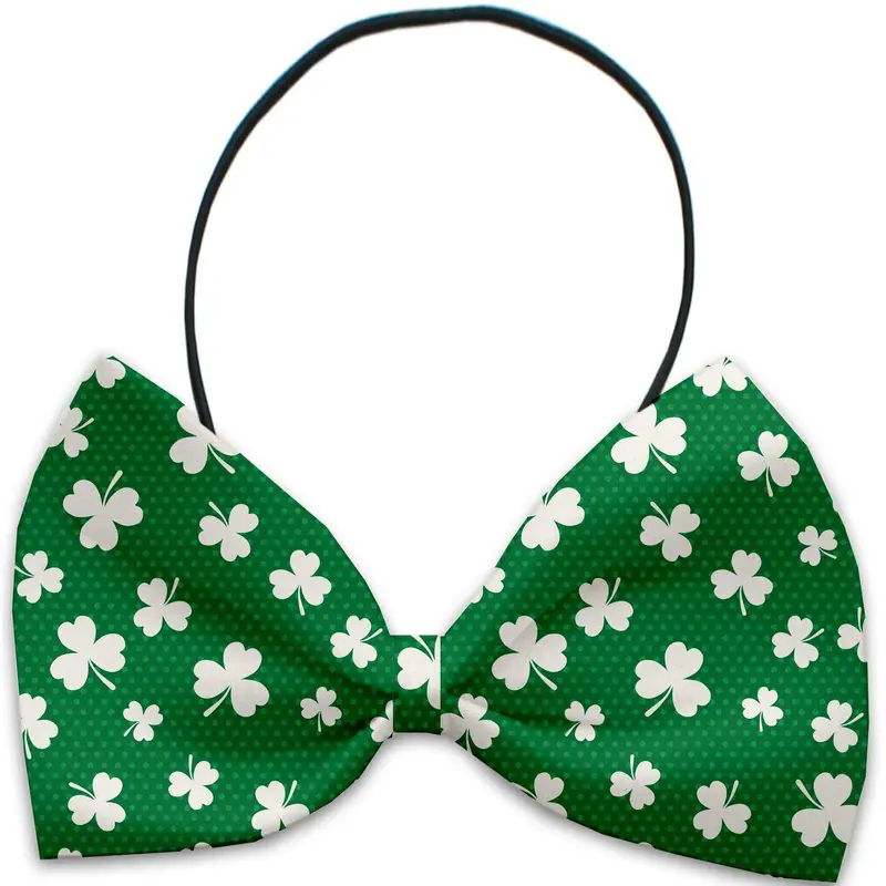 Mirage Shamrock Dog Bow Tie
