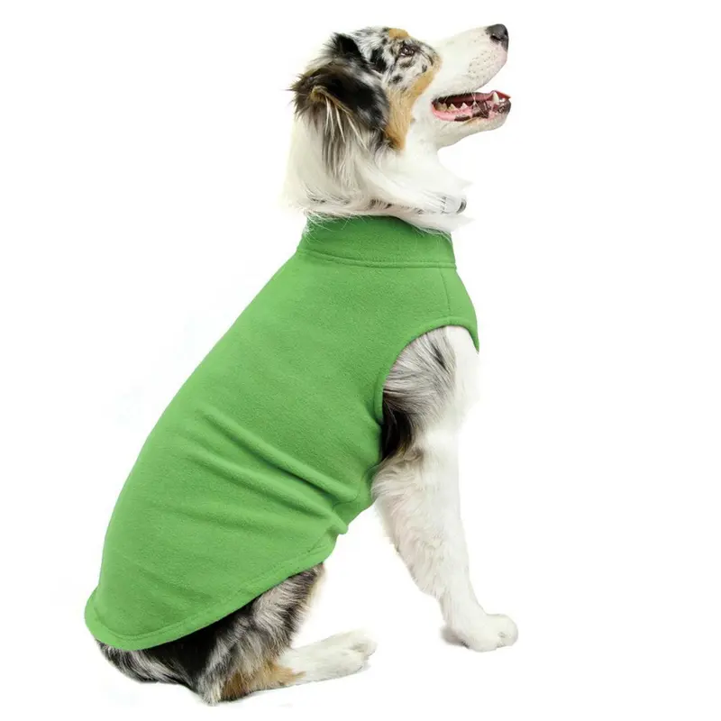 Stretch Fleece Dog Vest by Gooby - Grass Green