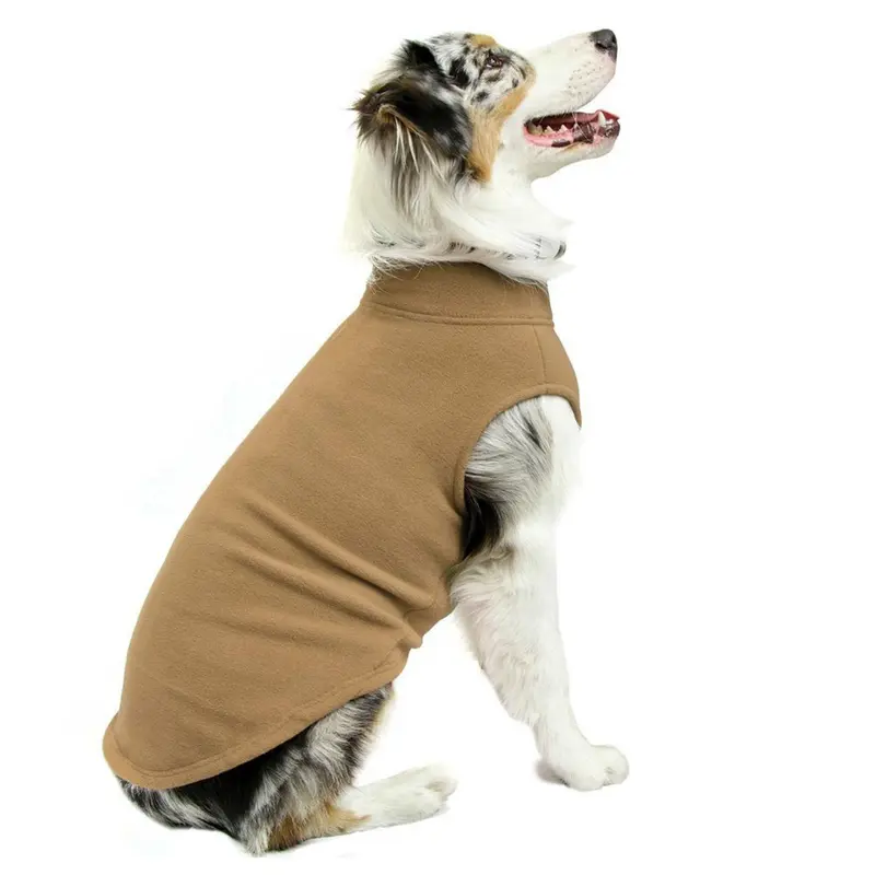 Stretch Fleece Dog Vest by Gooby - Sand