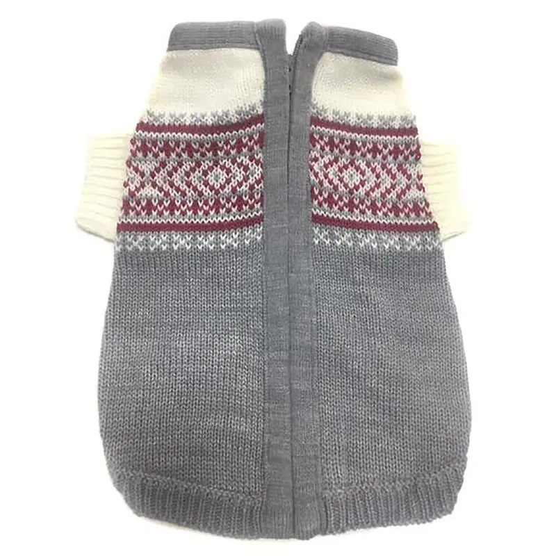 Oscar Newman Prep School Jacquard Dog Sweater