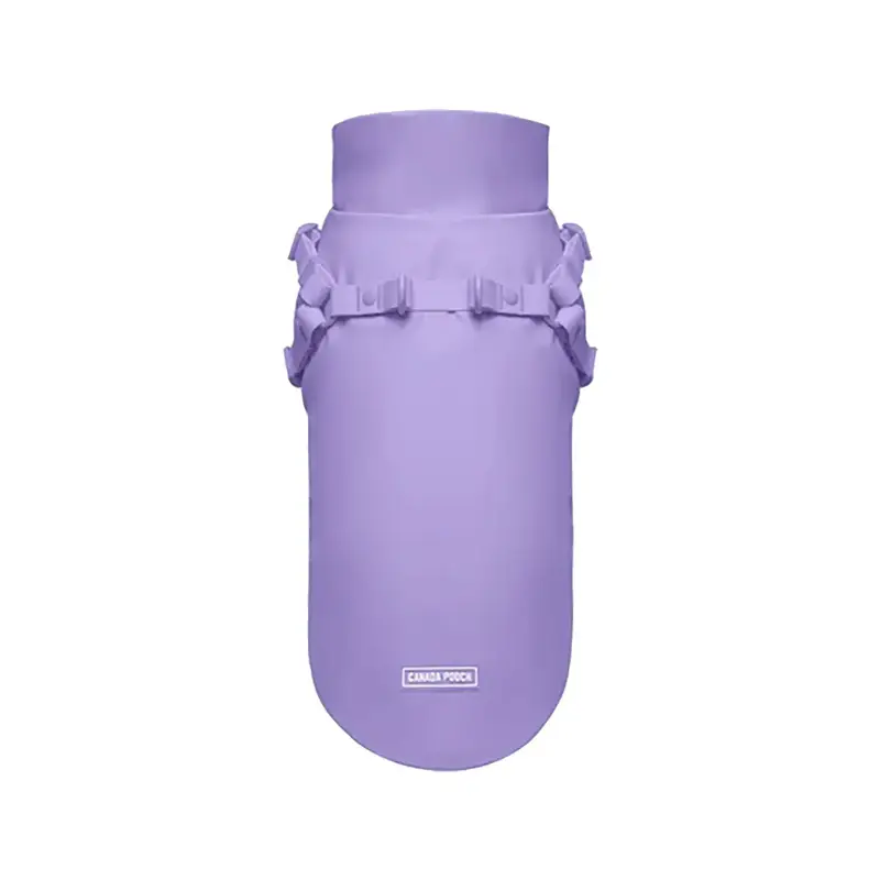 Canada Pooch Dog Harness Raincoat - Lavender