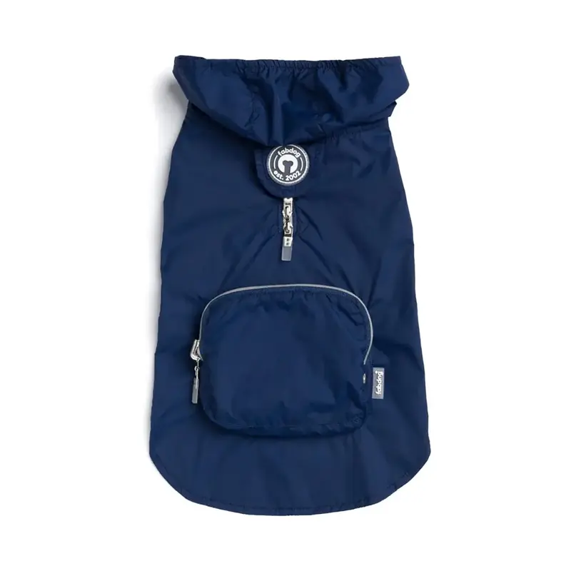 fabdog Dog Raincoat - Navy