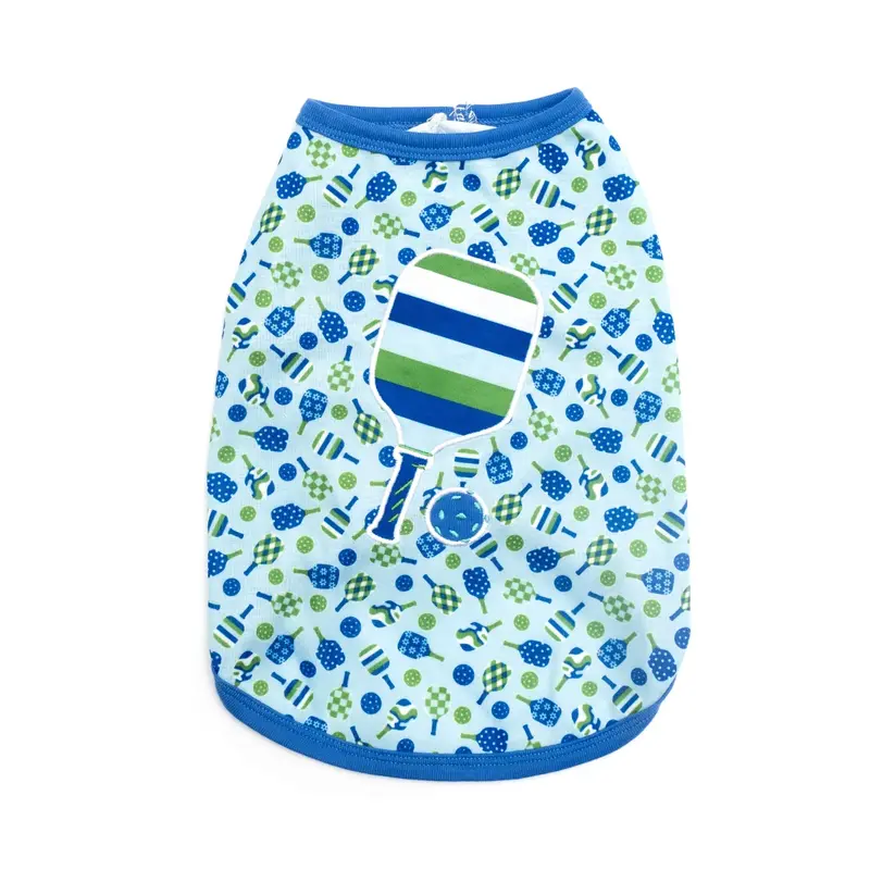 Worthy Dog Pickleball Dog T-Shirt - Blue