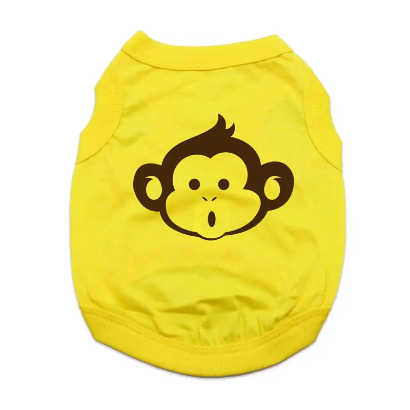 Monkey Dog Shirt - Yellow