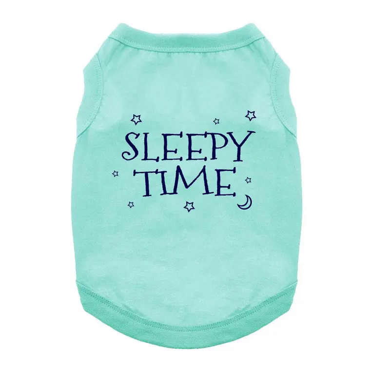Sleepy Time Dog Shirt - Aqua
