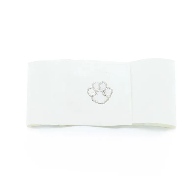 Susan Lanci Paw Wizzer Dog Belly Band - White