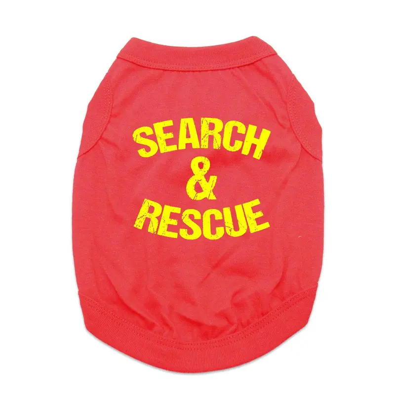 Search and Rescue Dog Shirt - Red