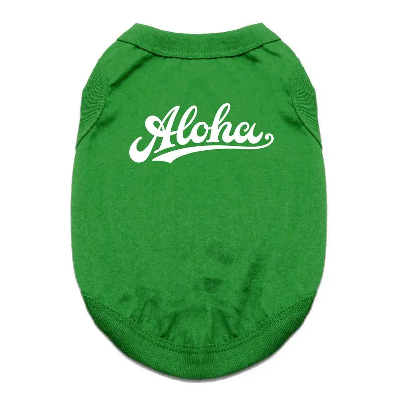 Aloha Dog Shirt - Green