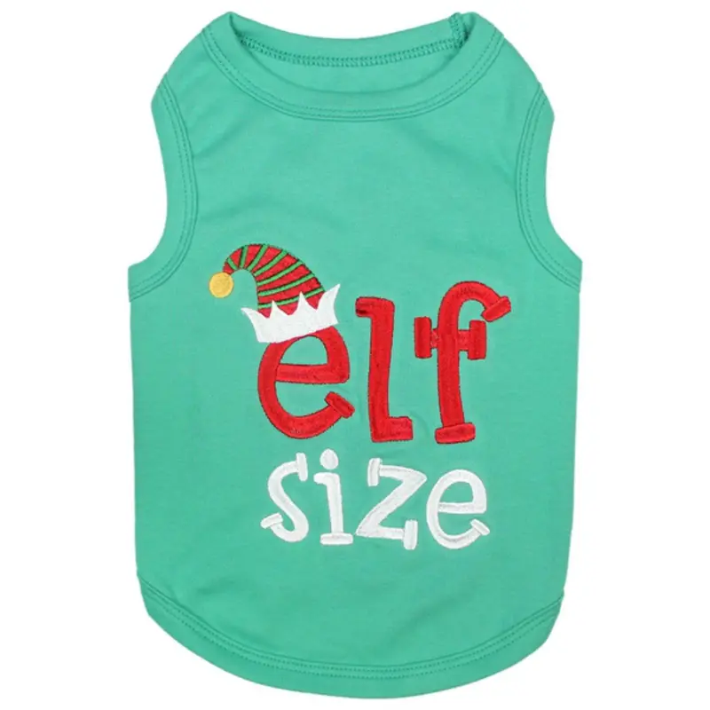Elf Size Dog Tank by Parisian Pet - Green