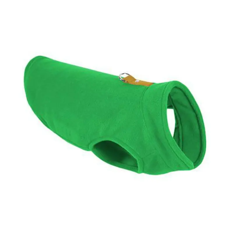 Gooby Fleece Dog Vest - Green