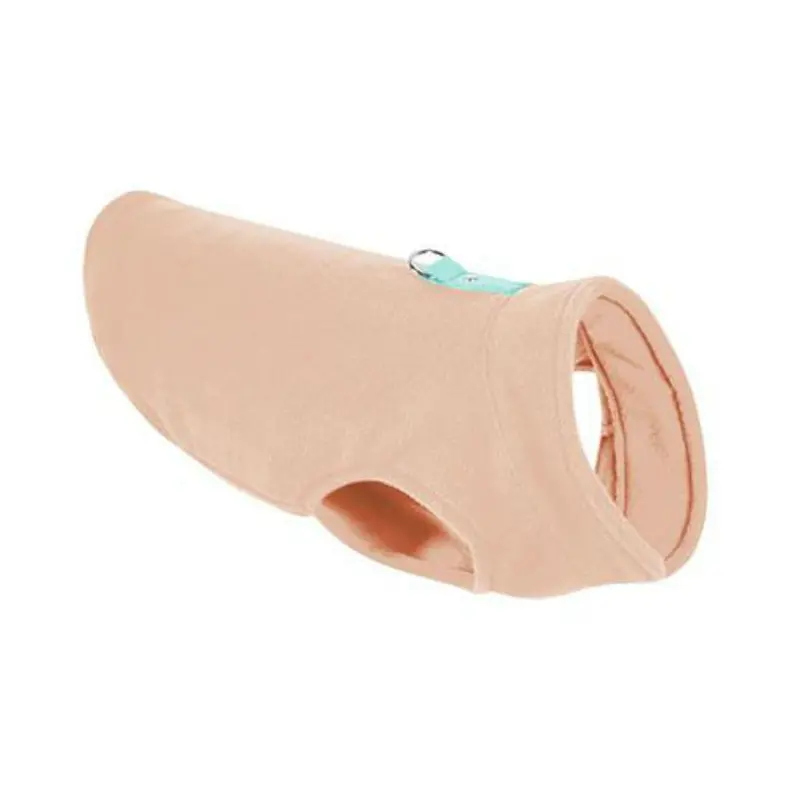 Gooby Fleece Dog Vest - Peach