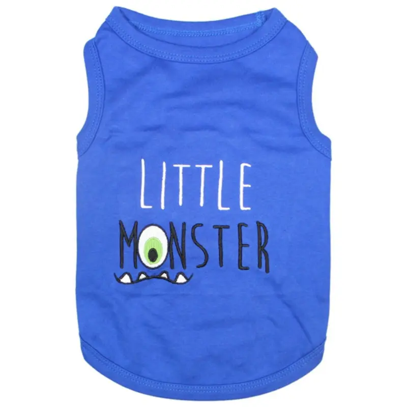 Little Monster Dog Tank by Parisian Pet - Blue