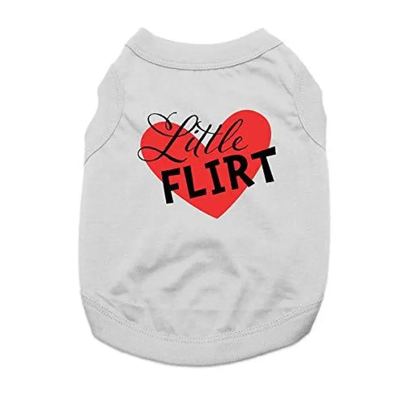Little Flirt Dog Shirt - Gray
