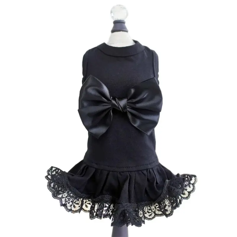 Hello Doggie Ballerina Dog Dress - Black