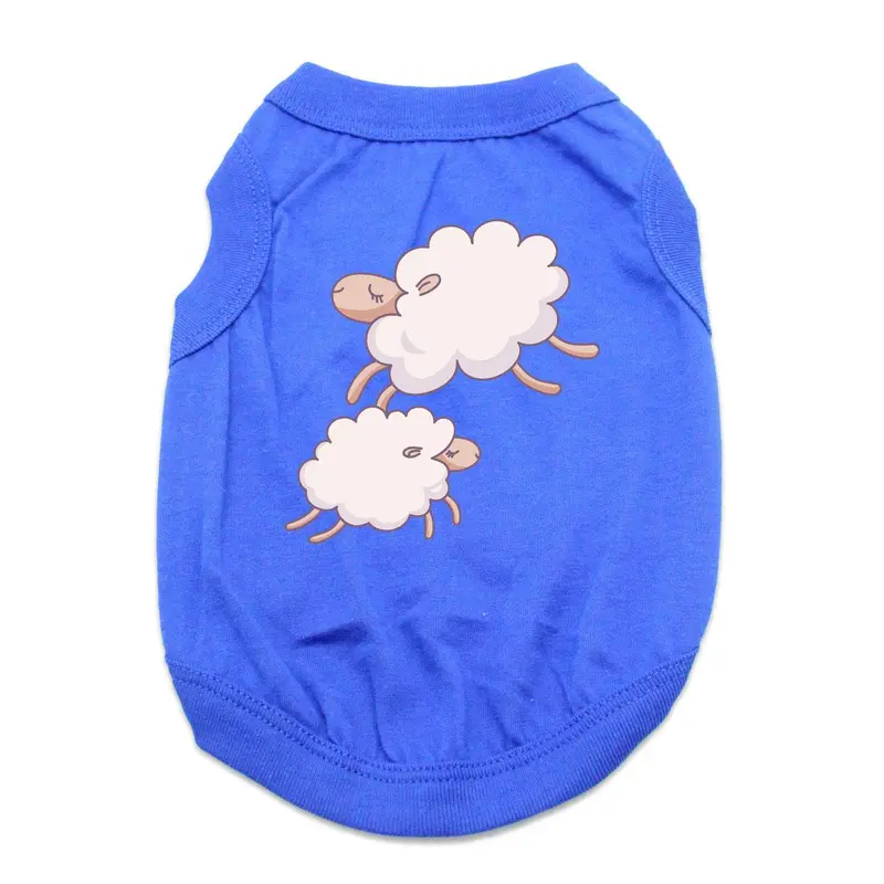 Sleepy Sheep Dog Shirt - Blue
