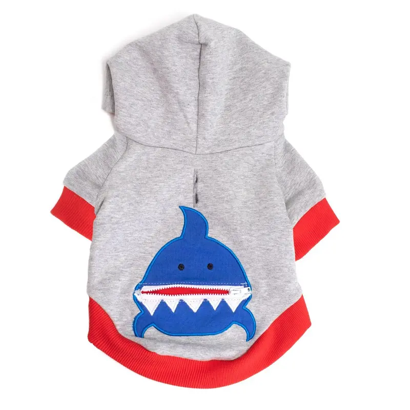 Worthy Dog Shark Dog Hoodie