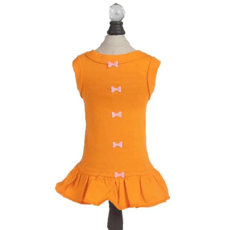 Hello Doggie Candy Dog Dress - Orange