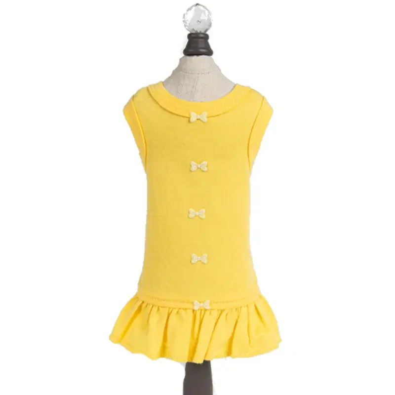 Hello Doggie Candy Dog Dress - Yellow