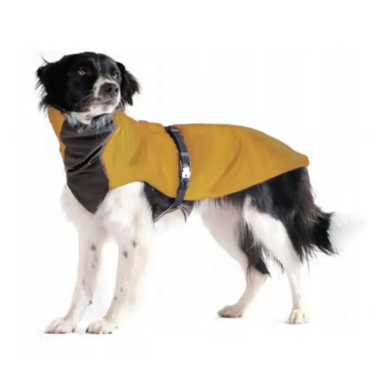 Gold Paw Winter Paw Dog Coat - Gold with Gray