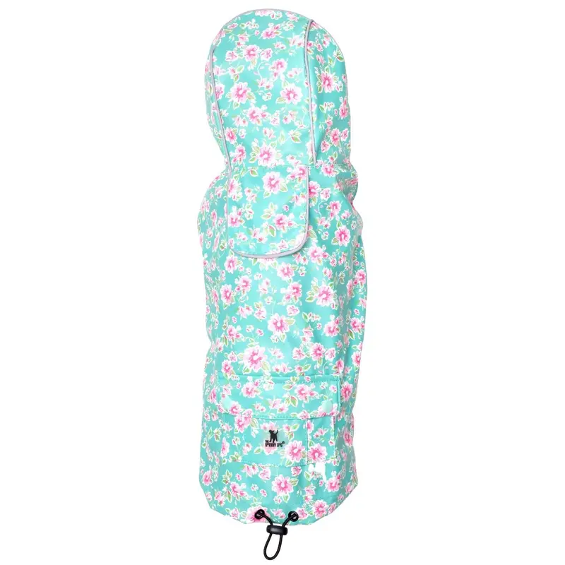 Worthy Dog London Dog Raincoat - Watercolor Floral