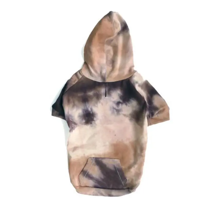Cloak & Dawggie Tie Dye Dog Hoodie - Earth