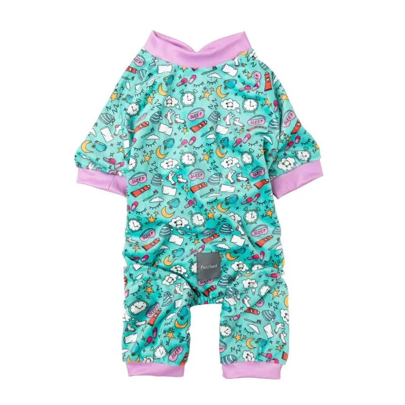 FuzzYard Dog Pajamas - Sweet Dreams Teal