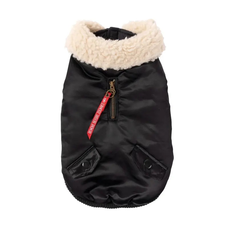 FuzzYard Zoomies Dog Jacket - Black