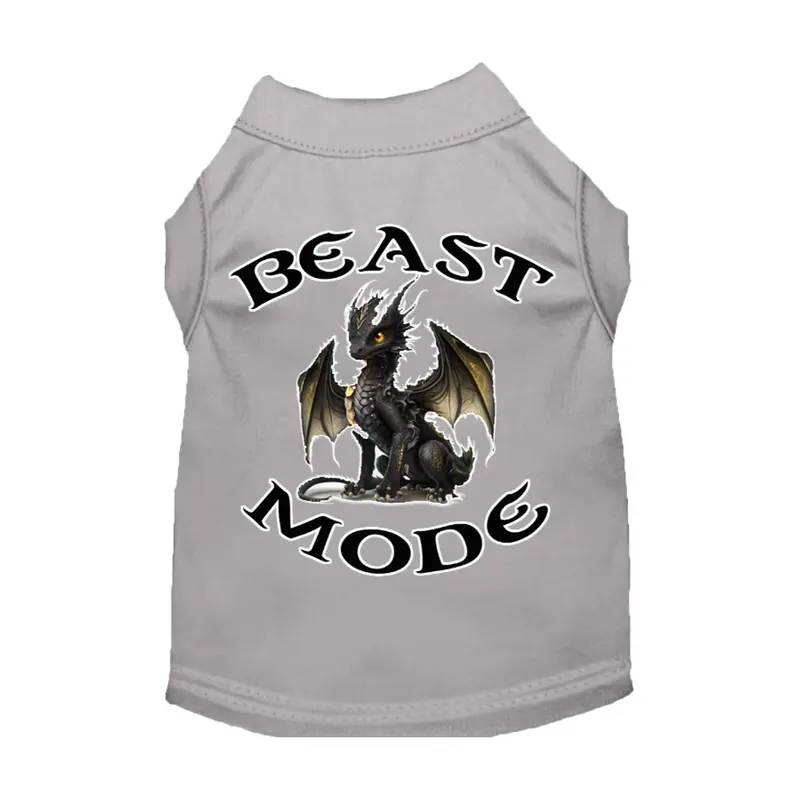 Mirage Beast Mode Dragon Dog Shirt - Gray