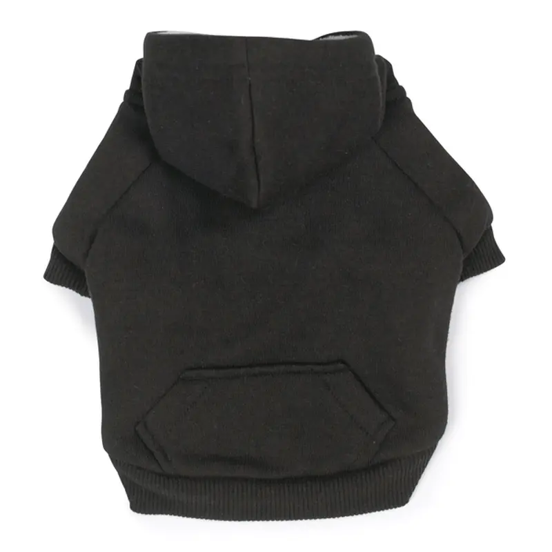 Zack & Zoey Fleece Lined Dog Hoodie - Black