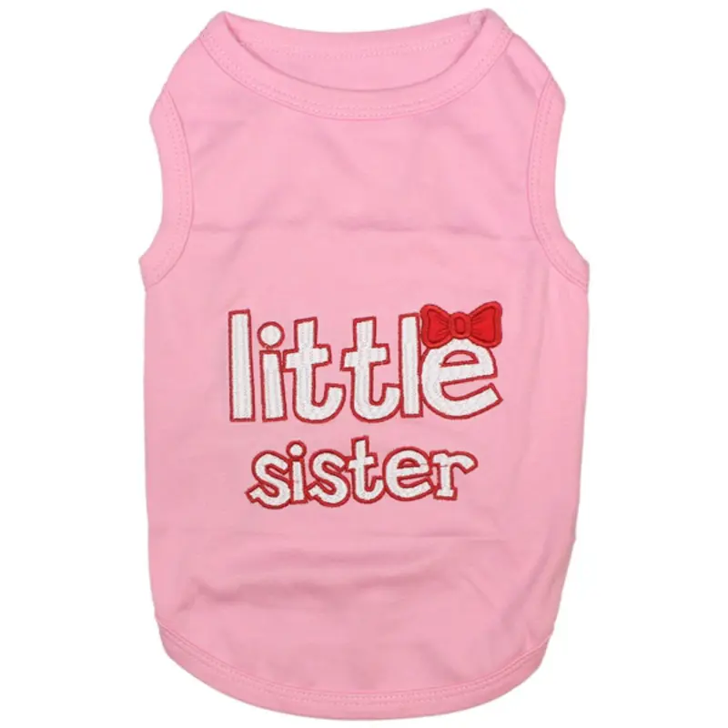 Parisian Pet Little Sister Dog Shirt - Pink
