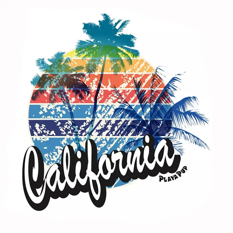 Playa Pup Sun Protection Dog Tank - California